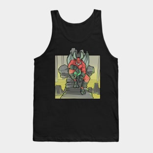 Satan Satanic Santa Claus Christmas Devil Gothic Occult Goth Tank Top